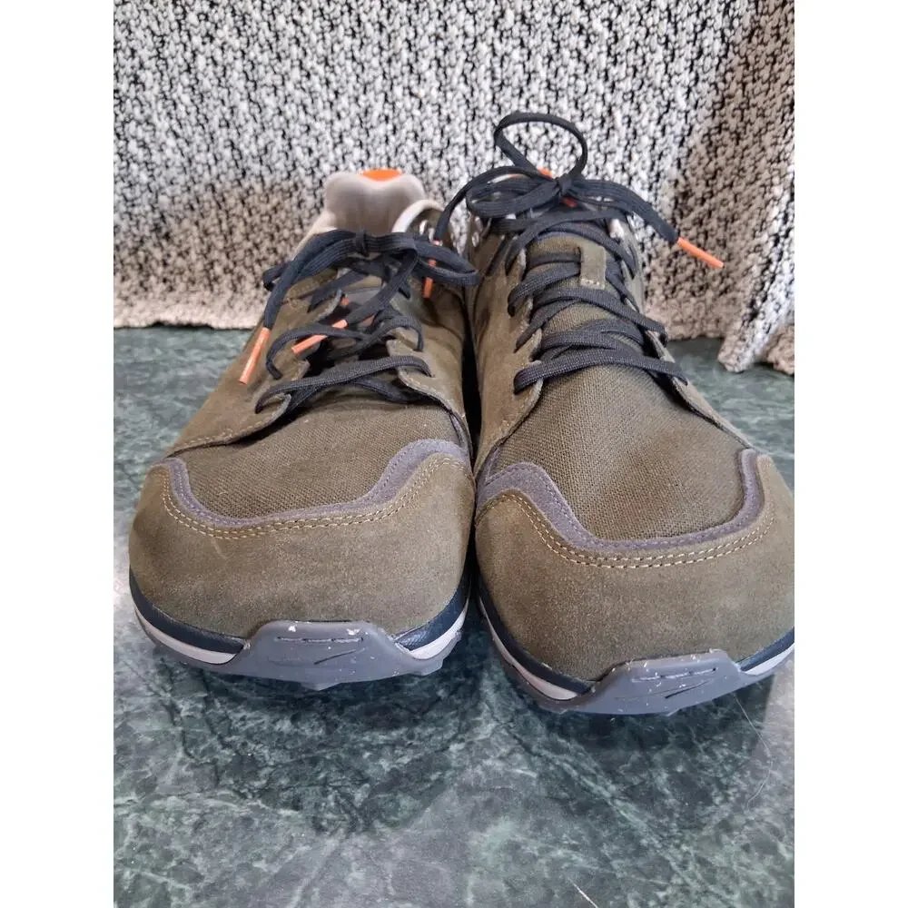 Altra Lone Peak Alpine Mens Sz 14 Forest Suede Trail Running Hiking Climb Shoes